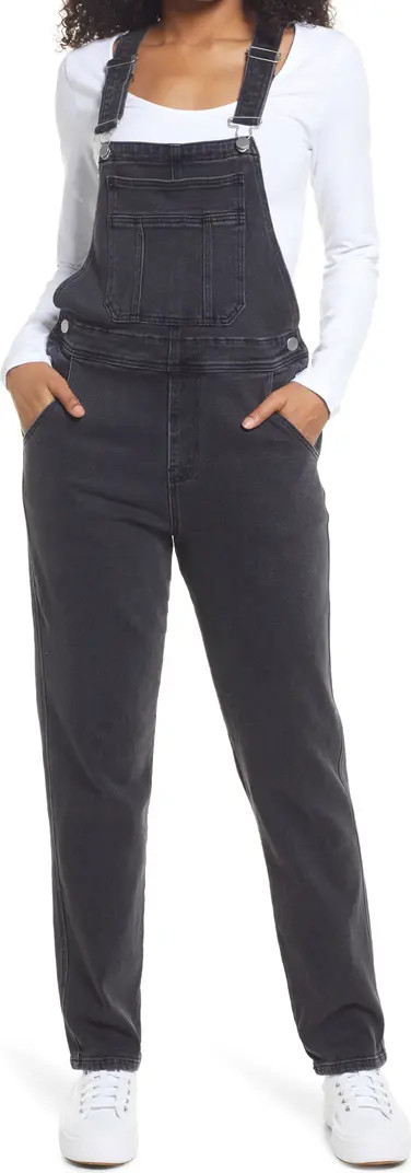 Slim Fit Denim Overalls | Nordstrom