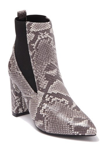 Ellen Snakeskin Embossed Ankle Bootie | Nordstrom Rack