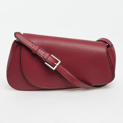 Deep Red Alva Shoulder Bag | TK Maxx
