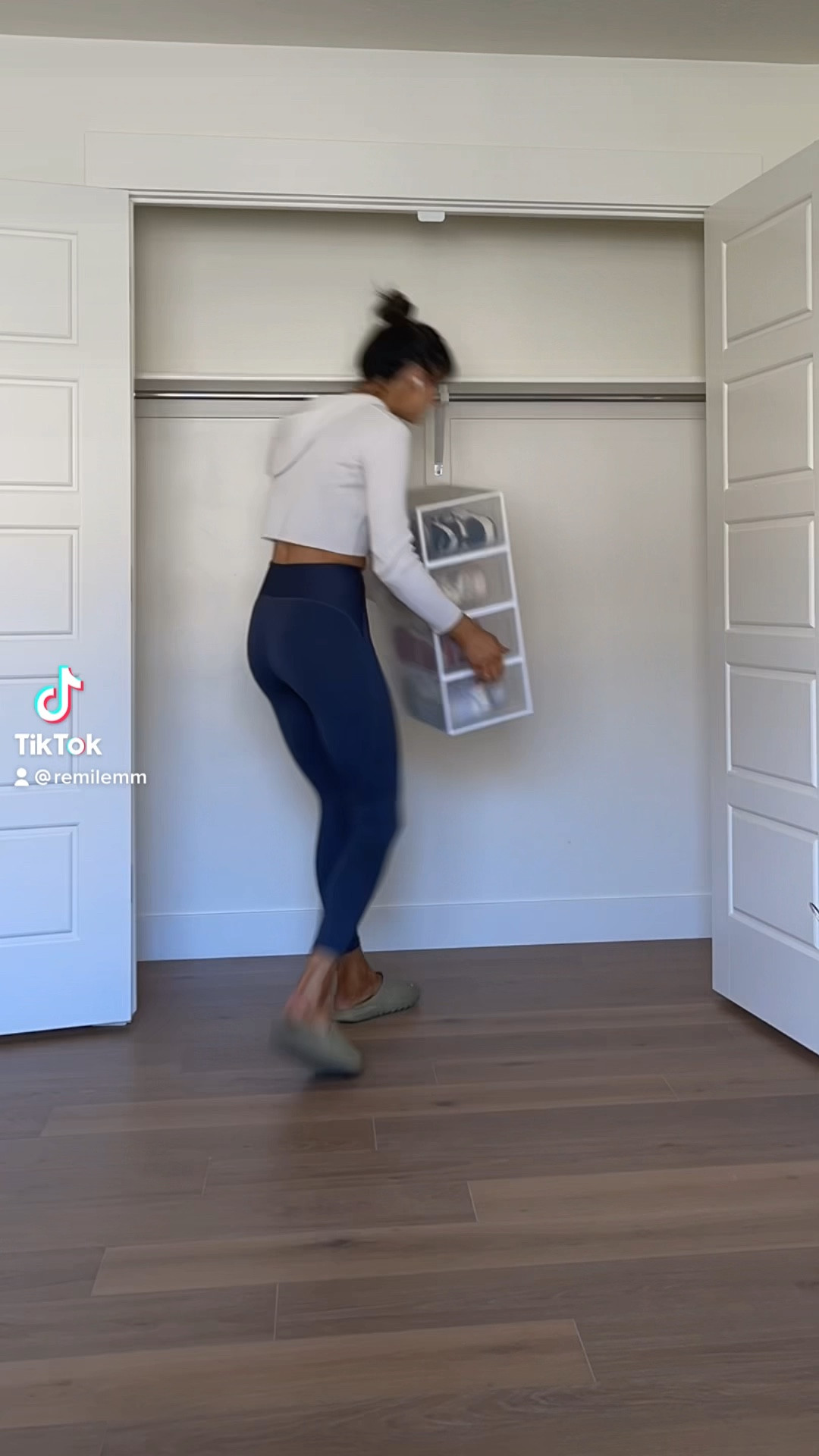 shoe organization closet hack!! #LTKhack #LTKorganization #organizationhack #closetorganizing 