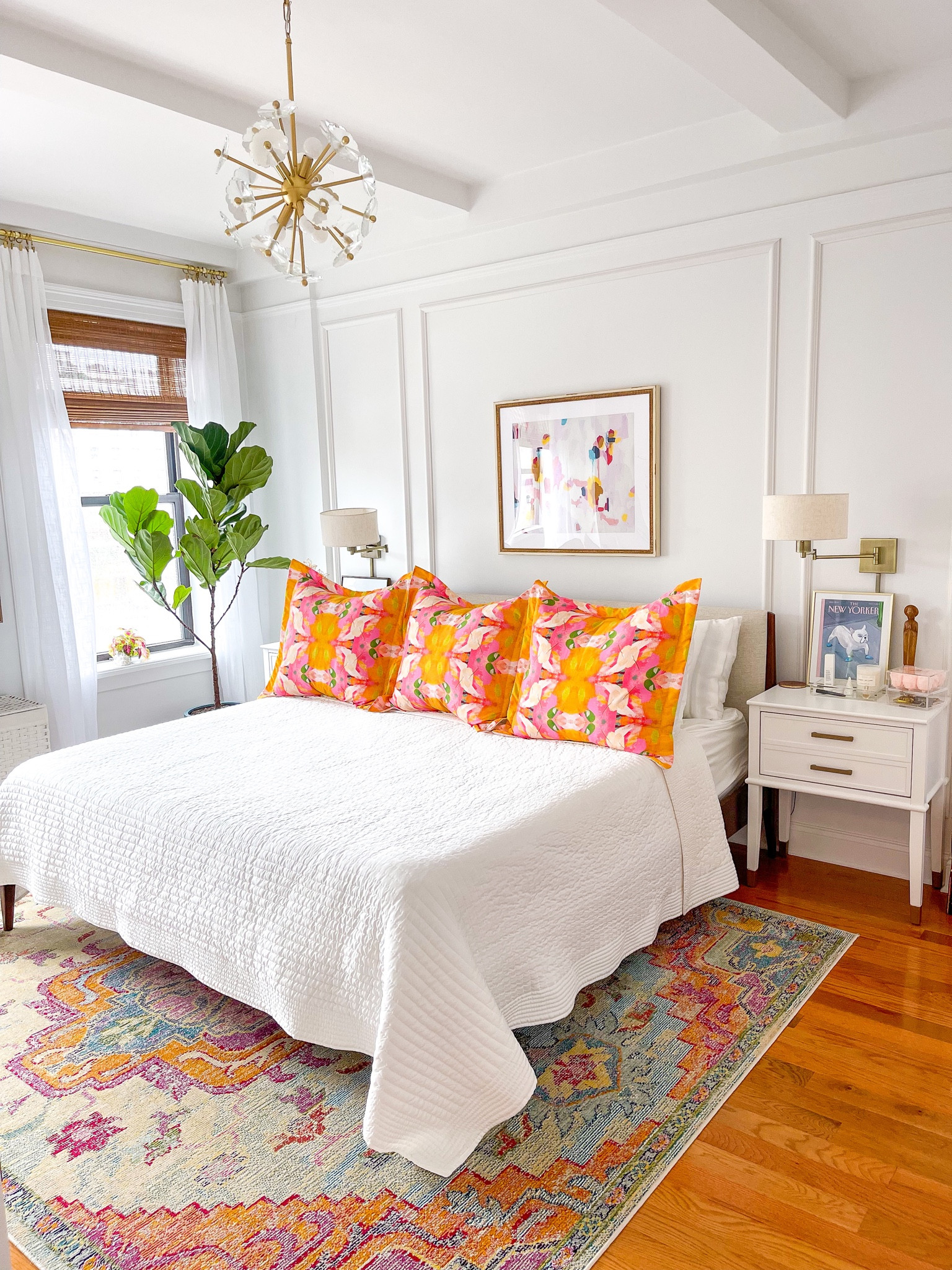 Colorful and clean bedroom decor!
Pillows: Laura Park Designs 

#LTKhome