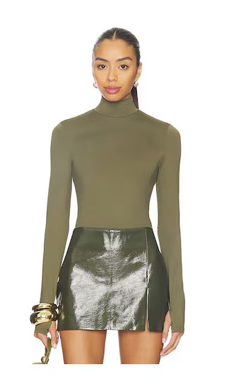 x REVOLVE The Imogen Top in Slinky Olive | Revolve Clothing (Global)