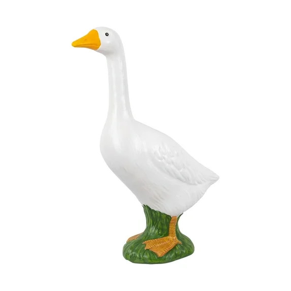 Mainstays Weather-Resistant Resin 19" Porch Goose Garden Statue | Walmart (US)