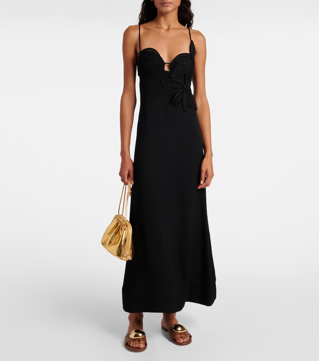 Lace-trimmed maxi dress | Mytheresa (US/CA)