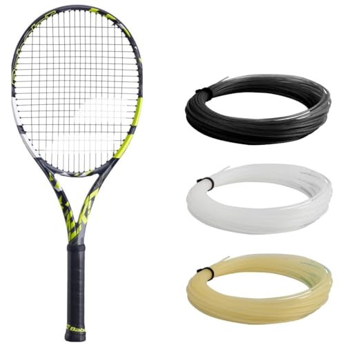 Babolat Pure Aero Tennis Racquet - Strung with 16g White Babolat Syn Gut at Mid-Range Tension (4 1/2" Grip) | Amazon (US)