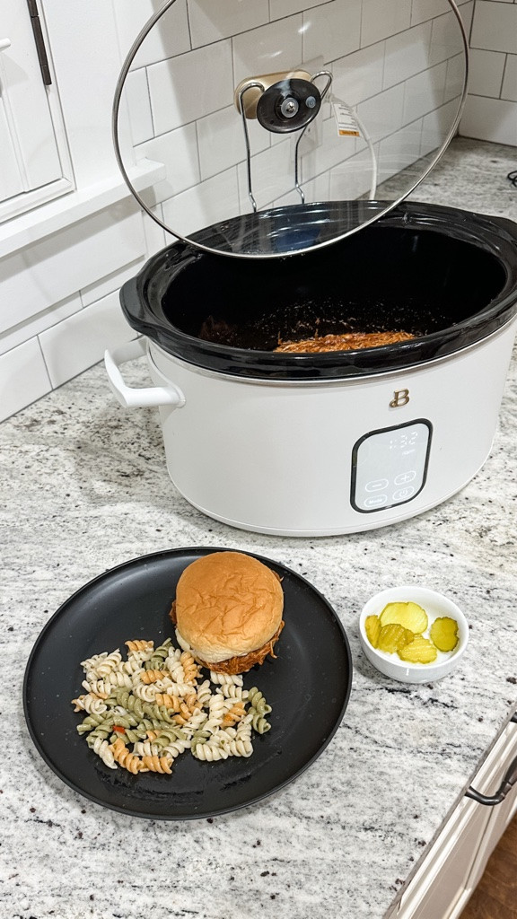 SUPER EASY CROCKPOT BBQ CHICKEN SANDWICHES 🍗🔥 

These sandwiches are seriously so easy and packed with flavor AND perfect for busy weeknights, meal prep, or feeding a crowd. Just toss a few pantry staples into your slow cooker, and a few hours later you’ve got tender, saucy BBQ chicken ready for buns, sliders, or even over a baked potato. You’ll want to save this one! 😋

📌 Save for later + tag me if you try it!

Ingredients:
2–3 boneless, skinless chicken breasts
1 cup BBQ sauce (your favorite brand)
½ cup Italian dressing
2 tbsp brown sugar
1–2 tbsp Worcestershire sauce
Buns + your favorite toppings (pickles, coleslaw, cheese, etc.)

Directions:
1️⃣ Add chicken breasts to your crockpot.
2️⃣ Pour BBQ sauce, Italian dressing, brown sugar, and Worcestershire sauce over the chicken.
3️⃣ Cover and cook on LOW for 4–6 hours or HIGH for 2–4 hours, until chicken is cooked through and tender.
4️⃣ Shred the chicken, stir it back into the sauce, and let it soak up all the flavor.
5️⃣ Serve on buns with any toppings you love—and enjoy every bite!

#crockpotrecipe #easycrockpotrecipe #crockpotdinner #bbqchicken #bbqchickensandwiches