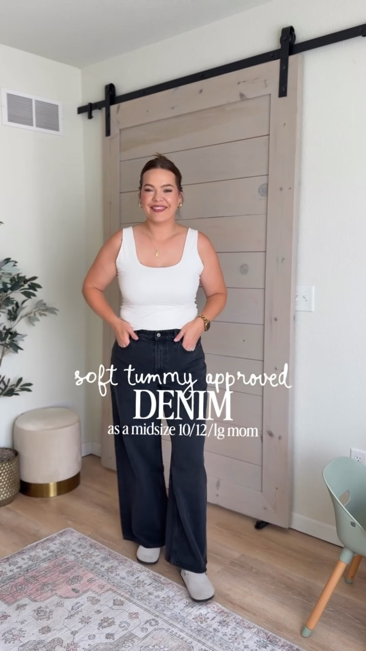 Midsize mom style//soft tummy jeans//mom jeans//denim looks//fall fashion

#LTKgrwm #LTKMidsize #LTKootd