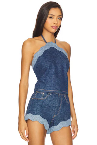 Rhonda Denim Top
                    
                    retrofete | Revolve Clothing (Global)