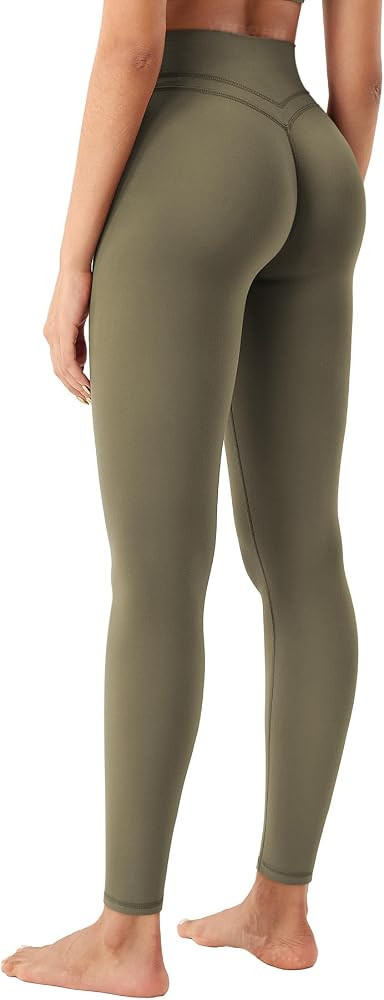 YEOREO Women's Workout Gym Leggings Julissa Hidden Scrunch Butt Sculpting Compression Mid Rise V ... | Amazon (US)