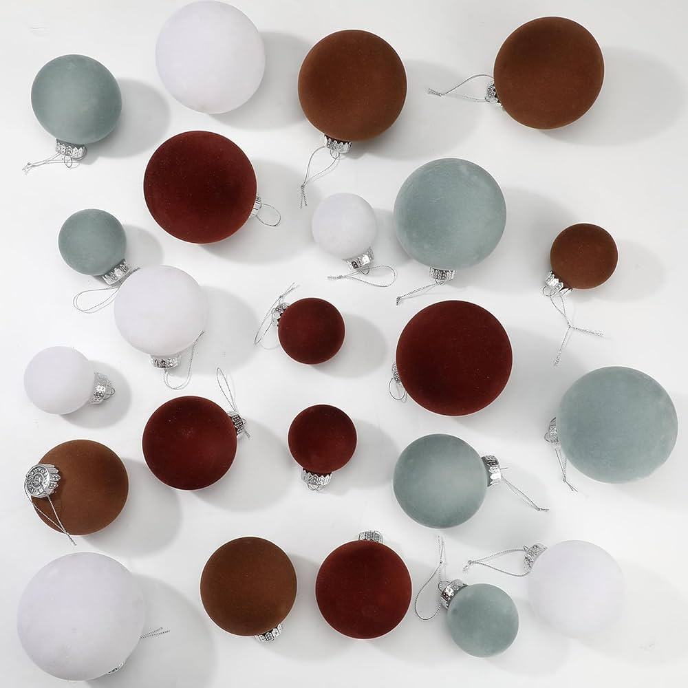 Brown Velvet Ornaments  | Amazon (US)