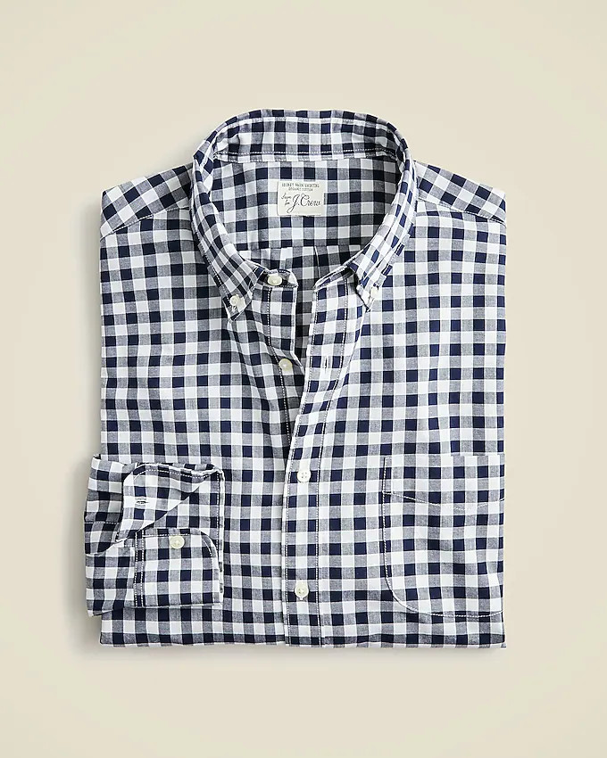 Slim Untucked Secret Wash cotton poplin shirt | J. Crew US