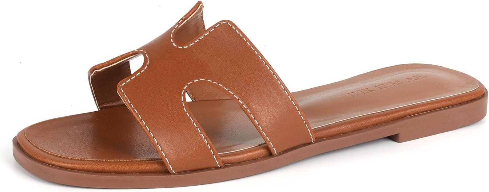 Women's Flat Sandals Comfortable Sandals Women Anti-slip Versatile Women's Slide Sandals Vacation... | Amazon (US)