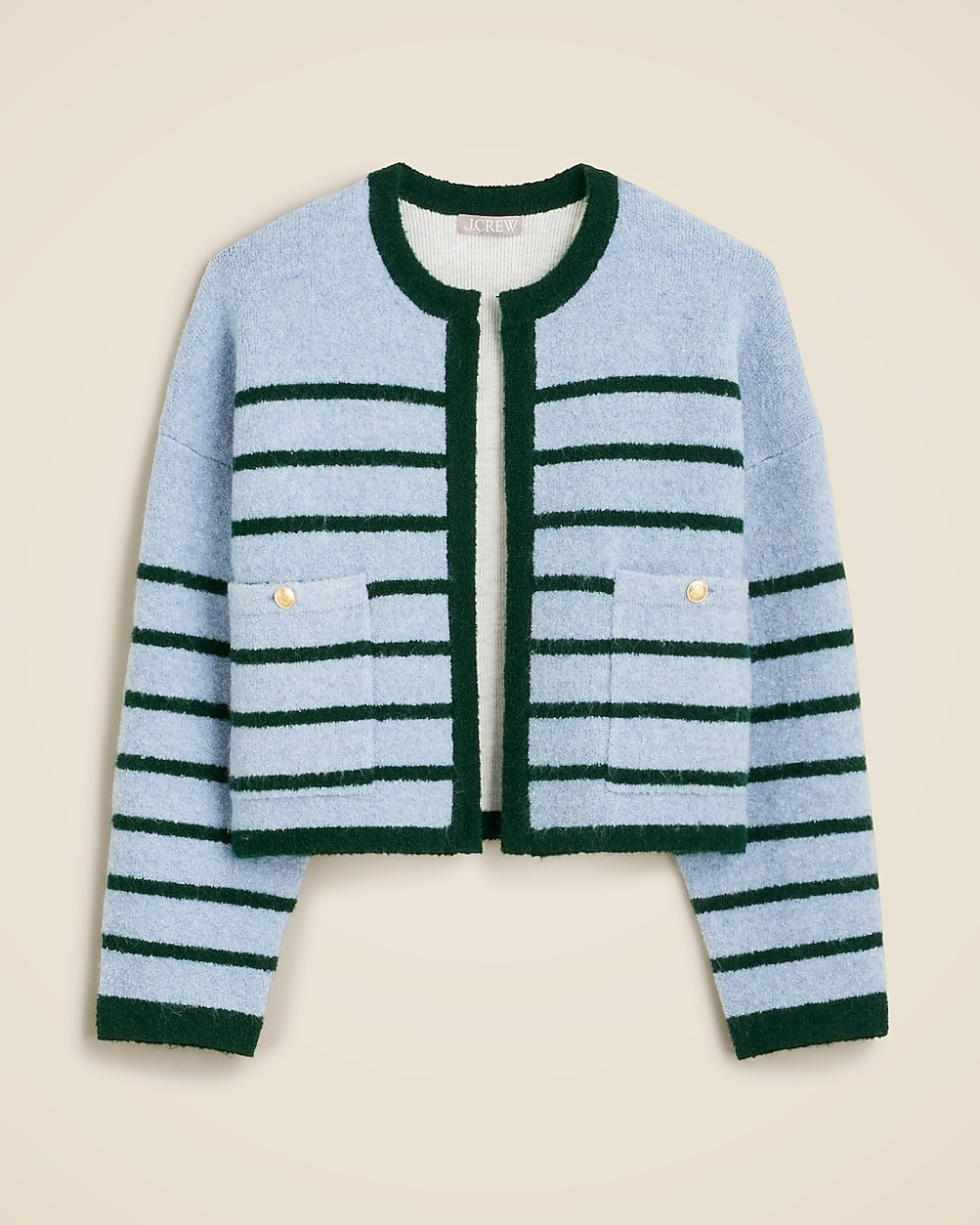 Patch-pocket lady jacket in double-faced wool blend | J. Crew US