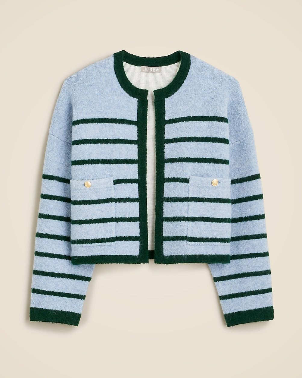 Patch-pocket lady jacket in double-faced wool blend | J. Crew US