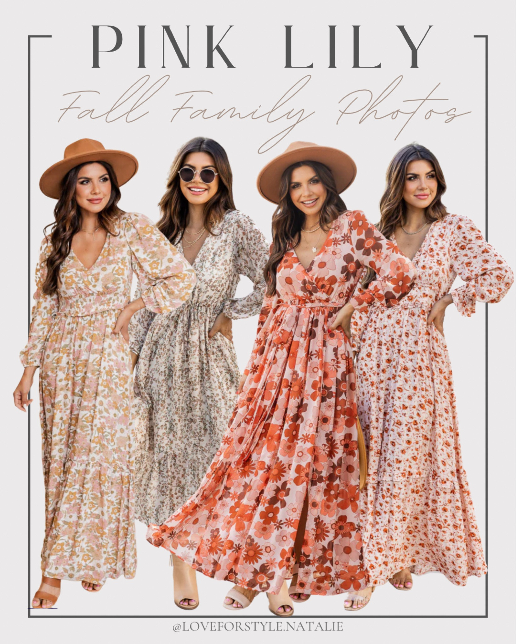 Pink Lily Fall Family Photos
Fall family photos, floral dress, maxi dress

#fallfamilyphotos #falloutfit #maxidress #fallfashion #fallphotos