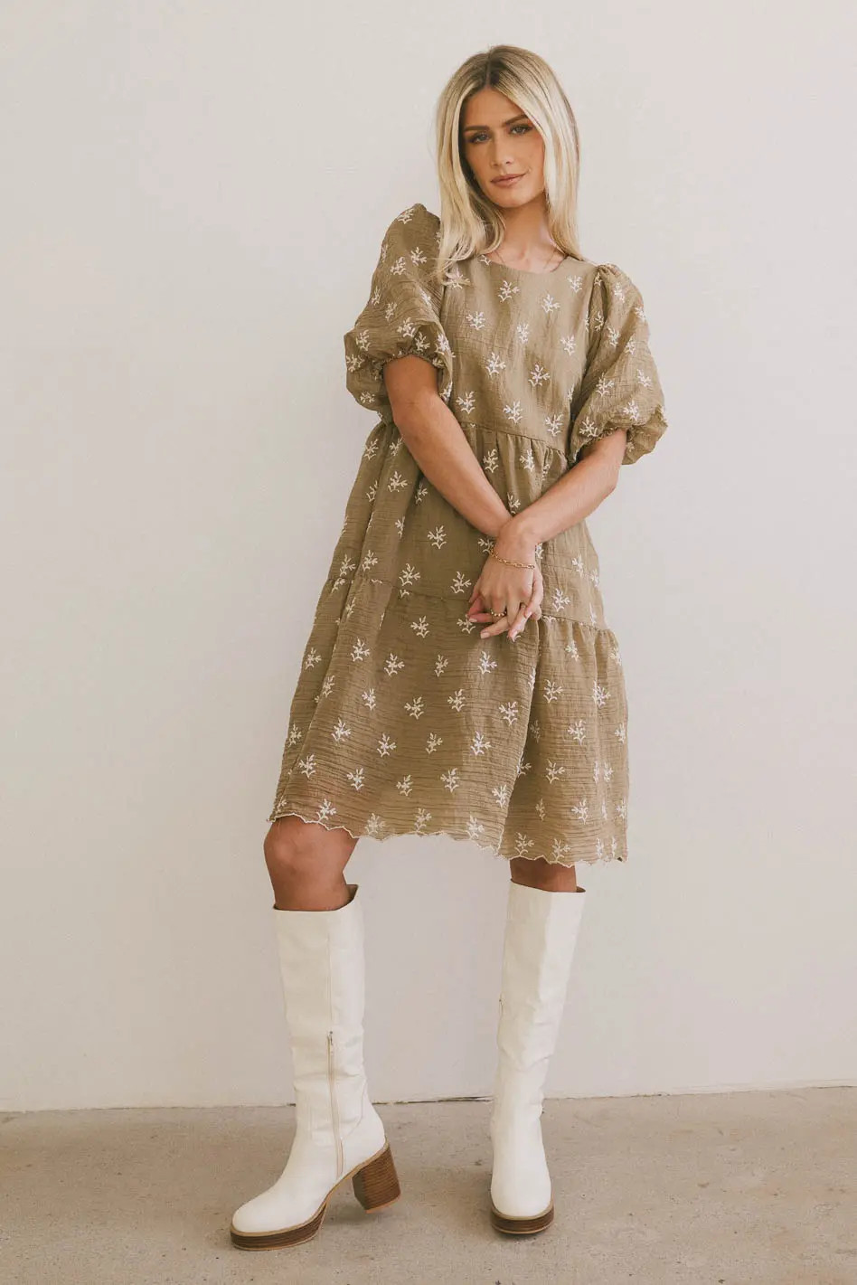 Marco Embroidered Mini Dress | Böhme US