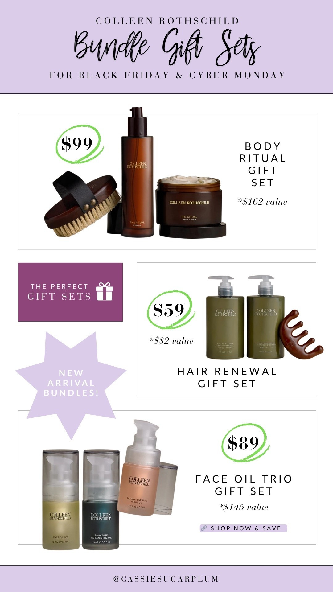 You can save now on these Colleen Rothschild gift sets! Today is also the last day of early access for their BFCM sale. Use code EARLY30 to save!

#LTKGiftGuide #LTKOver40 #LTKCyberWeek