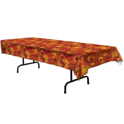 Fall/Thanksgiving Fall Leaf Table Cover | Wayfair North America