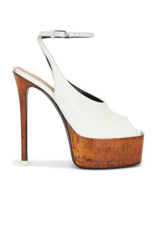 THE ATTICO Ornella 140 Sandal in White | FWRD 