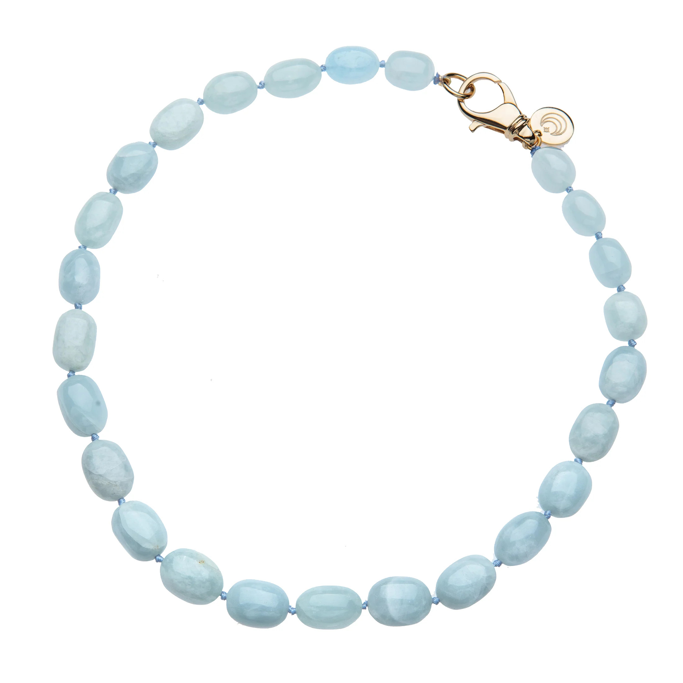 Aquamarine Beaded Necklace | Jane Win