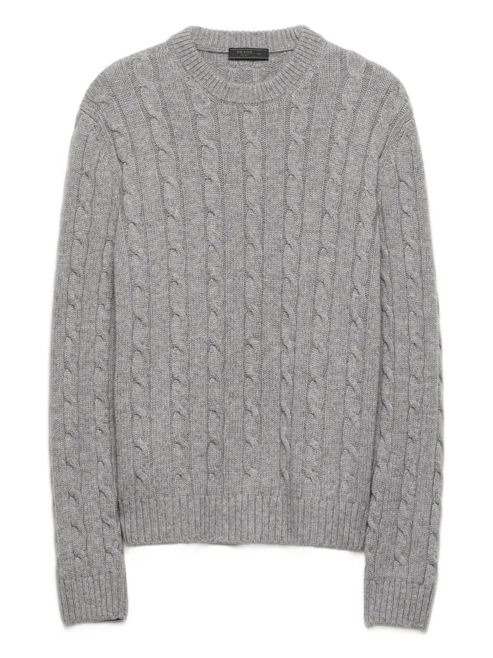 Prada cashmere crew-neck sweater - Grey | Farfetch Global
