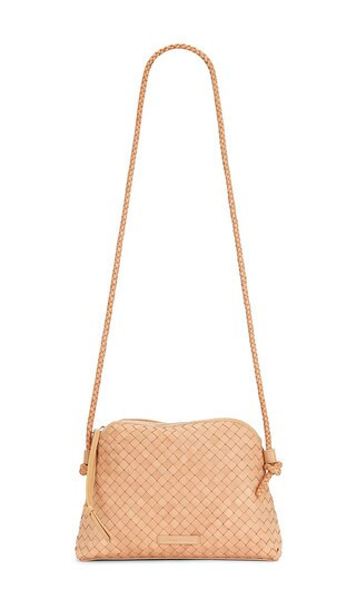 Loeffler Randall Mallory Woven Crossbody Bag in Tan. | Revolve Clothing (Global)