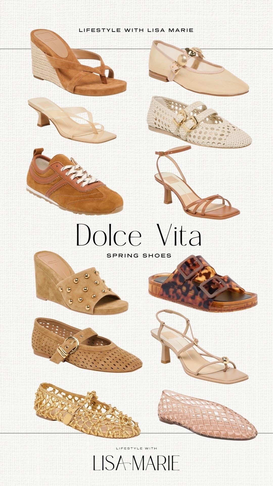 New spring shoes from Dolce Vita! Designer inspired flats and sandals. Spring wedges. Kitten heels for church or date night. Workwear flats. Crochet flats. Jelly sandals. Suede sneakers.


#LTKWorkwear #LTKSeasonal #LTKTravel