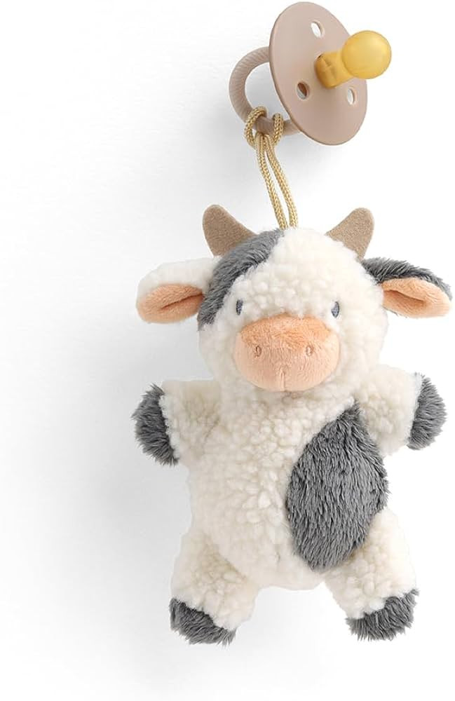 Itzy Ritzy Pacifier & Lovey Set - Natural Rubber Pacifier with Stuffed Animal Lovey - Detachable ... | Amazon (US)