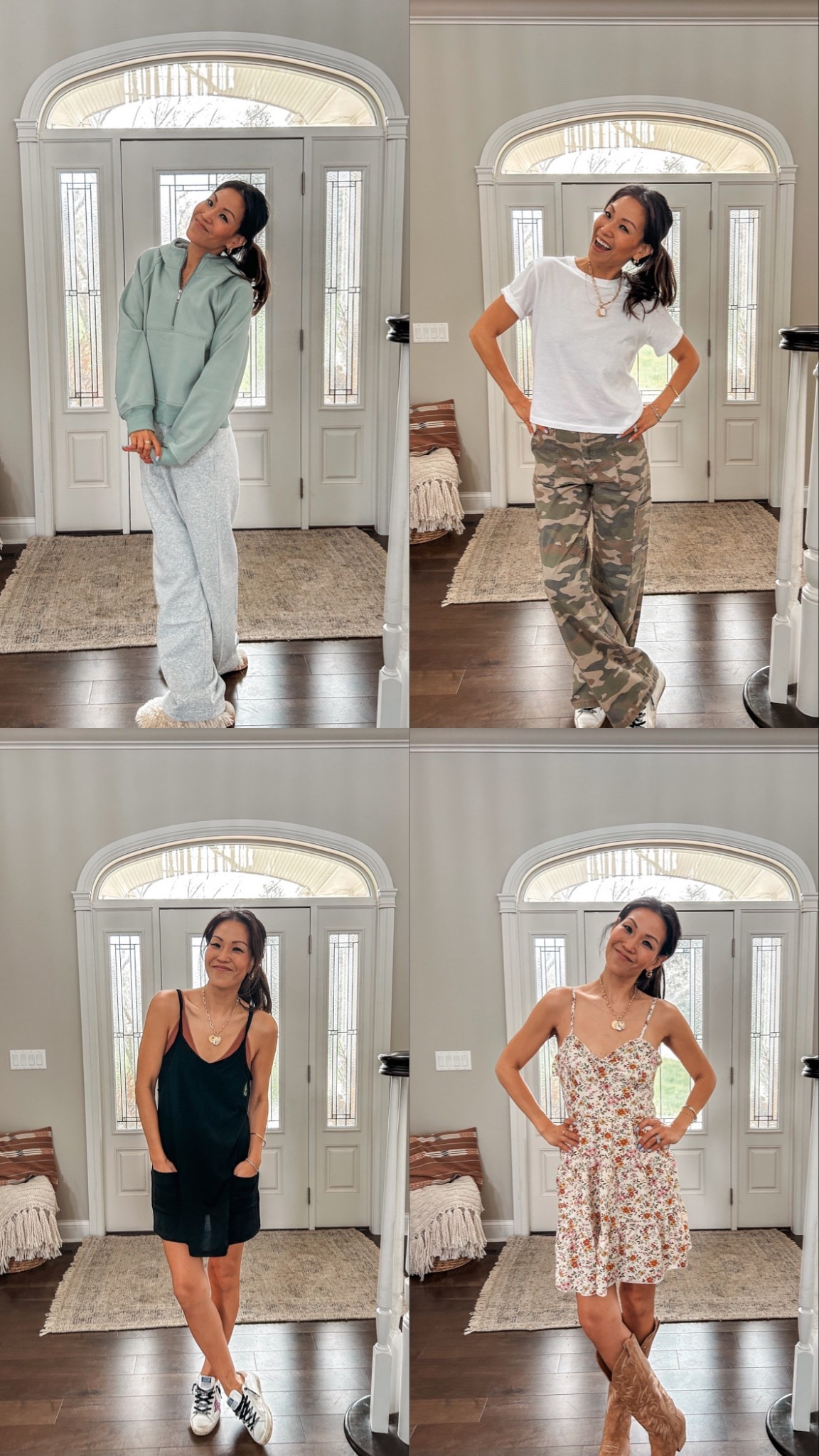 Cutest spring haul from @walmart! Everything is adorable and comfortable and SO affordable. Sizing info: I’m 5’7 and am wearing a size small in everything except the mint hoodie — I sized up to a medium because I like a more oversized sweatshirt and I love the sleeve length! 

#WalmartPartner #WalmartFashion @walmartfashion

#LTKFindsUnder50 #LTKStyleTip #LTKSaleAlert