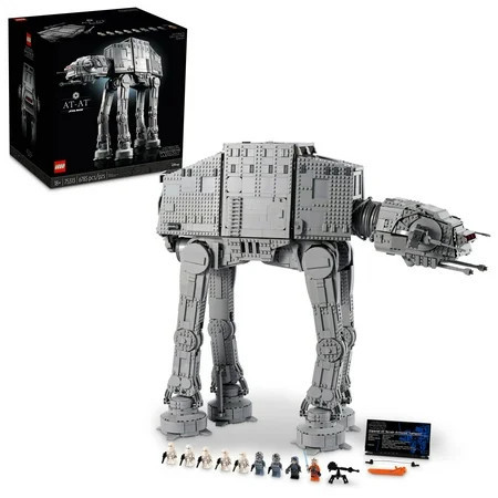 LEGO Star Wars AT-AT Walker 75313 Buildable Model - Collectible Set for Adults, Ultimate Build and Display Set, 9 Minifigures Including General Veers, Luke Skywalker, Snowtroopers and AT-AT Drivers | Walmart (US)