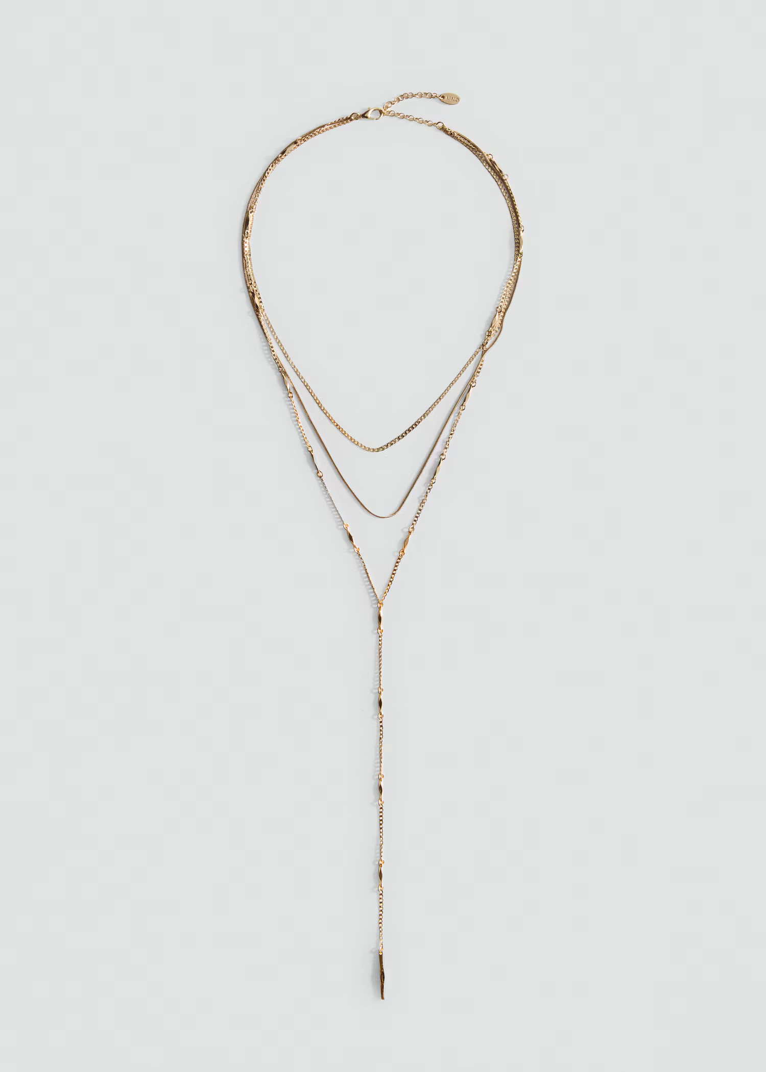 Long triple necklace - Women | MANGO United Kingdom | MANGO (UK)