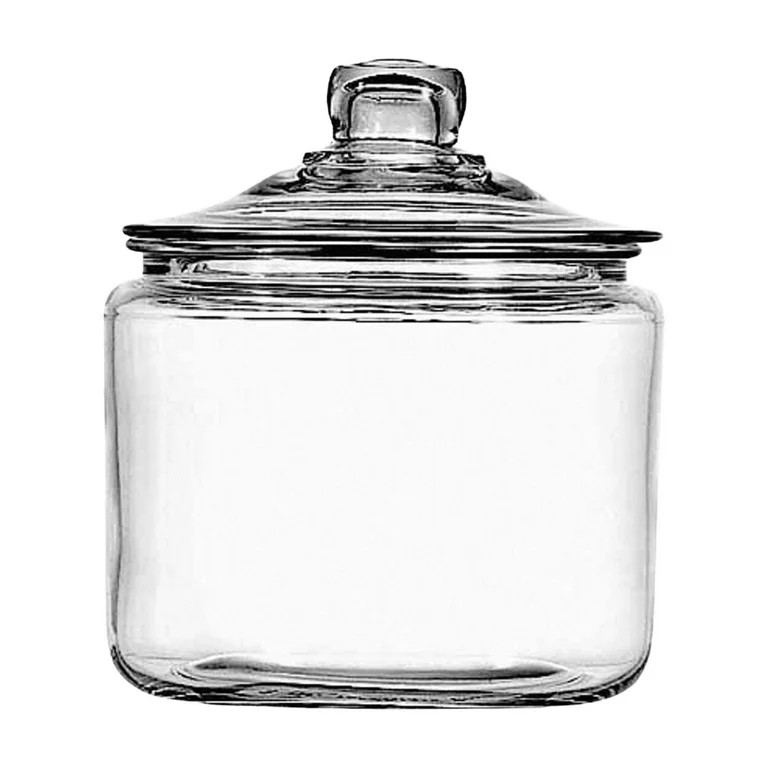 Anchor Hocking Heritage Hill Glass Jar with Lid, 3 Quart - Walmart.com | Walmart (US)