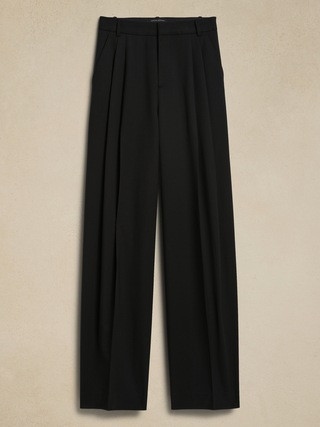 Siena Wide-Leg Italian Wool Pant | Banana Republic (US)