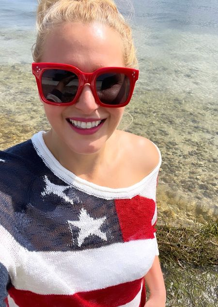 Patriotic outfit 

American flag sweater size small
Sunglasses
Denim skirt


#LTKSeasonal #LTKShoeCrush #LTKStyleTip #LTKItBag #LTKFindsUnder100 #LTKOver40 #LTKMidsize #LTKTravel #LTKSwim #LTKU #LTKFestival #LTKGiftGuide #LTKSaleAlert #LTKActive 