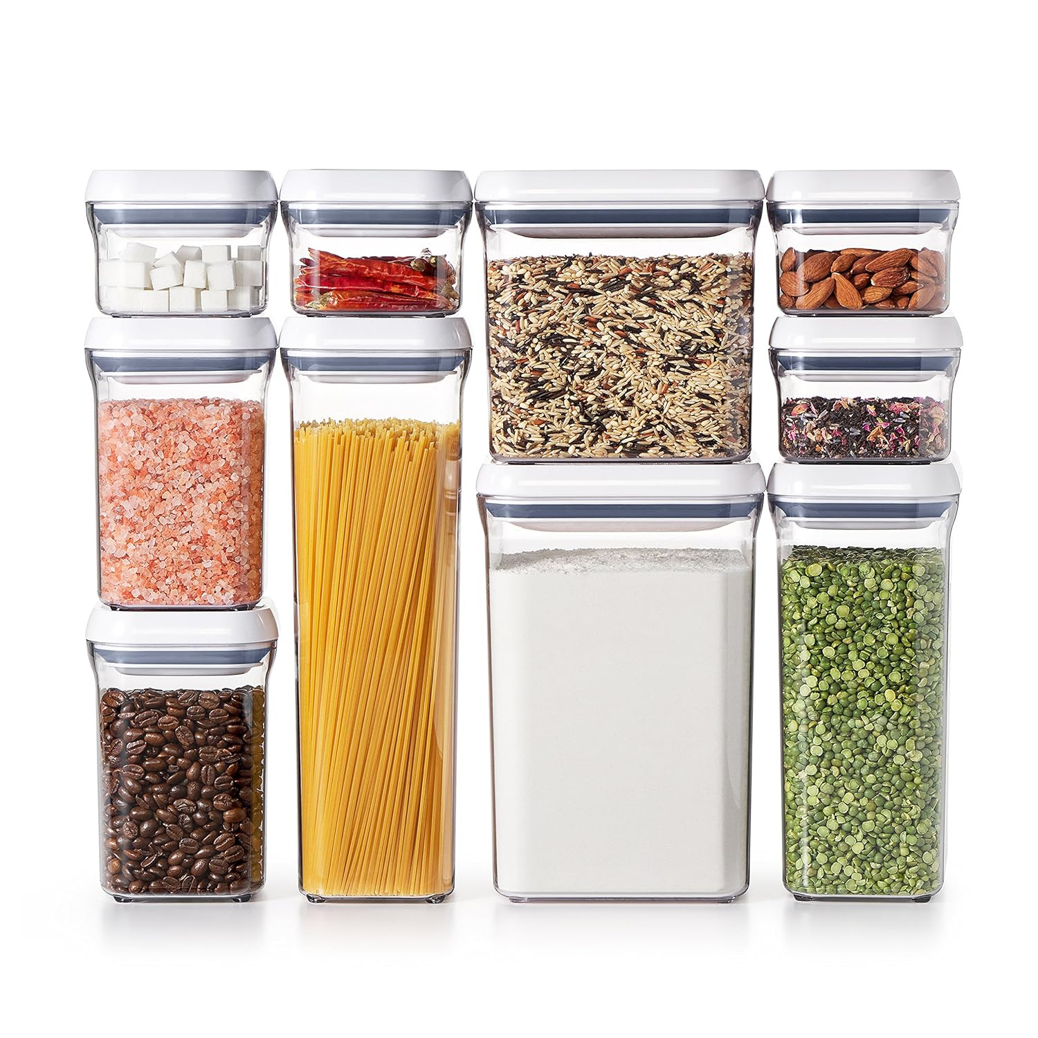 OXO Good Grips 10-Piece Airtight Food Storage POP Container Value Set | Amazon (US)