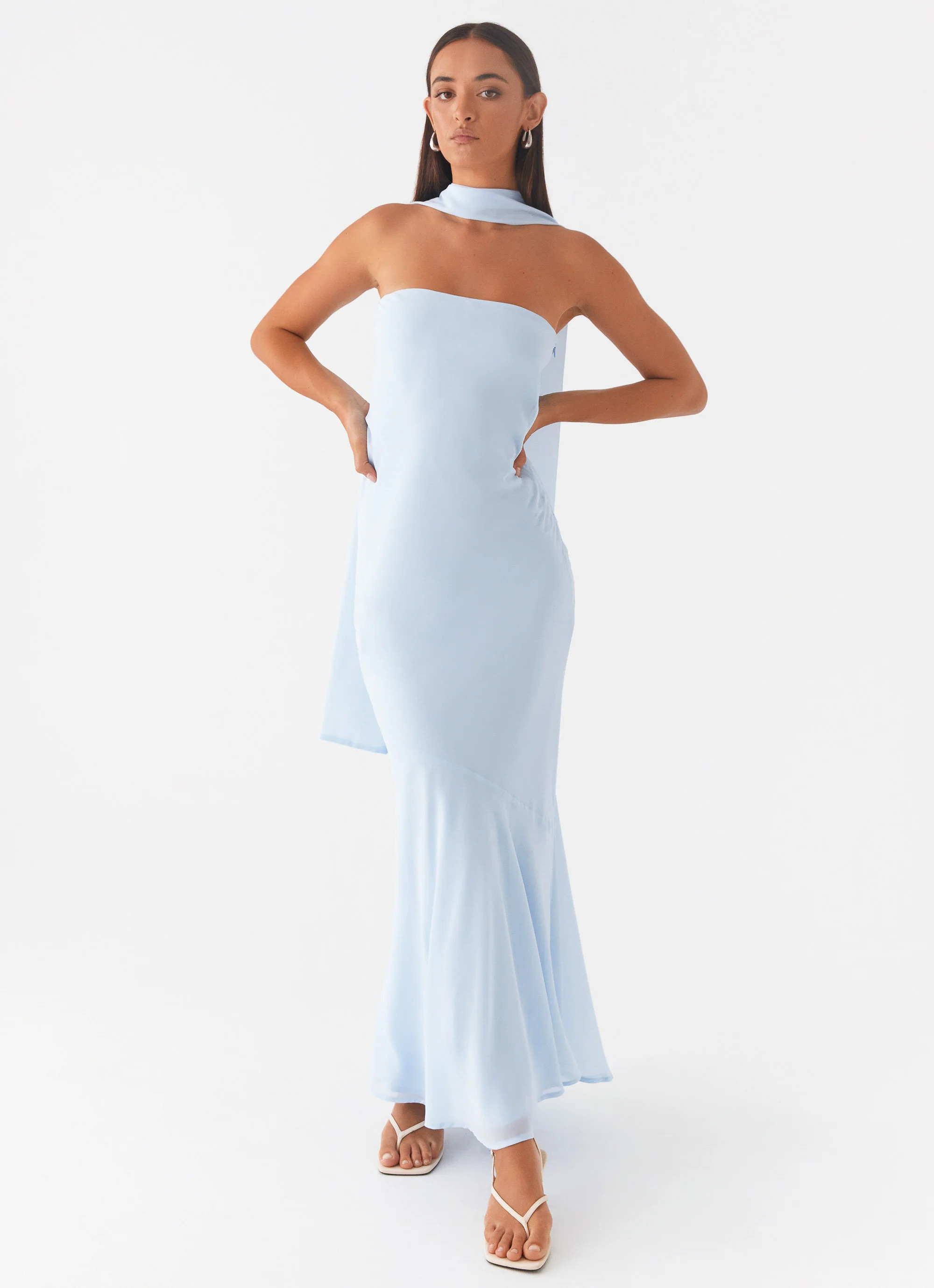 Under The Pagoda Maxi Dress - Blue | Peppermayo (Global)