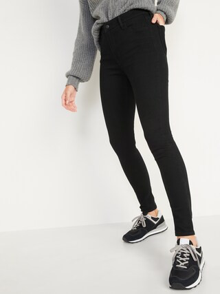 High-Waisted Super Skinny Black Jeans for Women | Old Navy (US)
