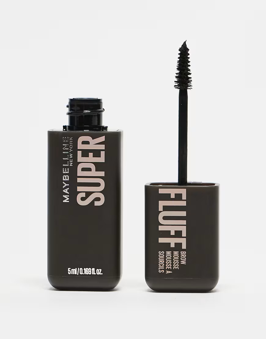 Maybelline New York Superfluff Brow Mousse, Black Brown | ASOS (Global)