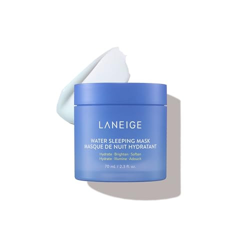 LANEIGE Water Sleeping Mask: Hydrating Korean Overnight Mask with Squalane & Probiotic-Derived Complex, for Bright, Glowing Skin & Barrier Support | Amazon (CA)