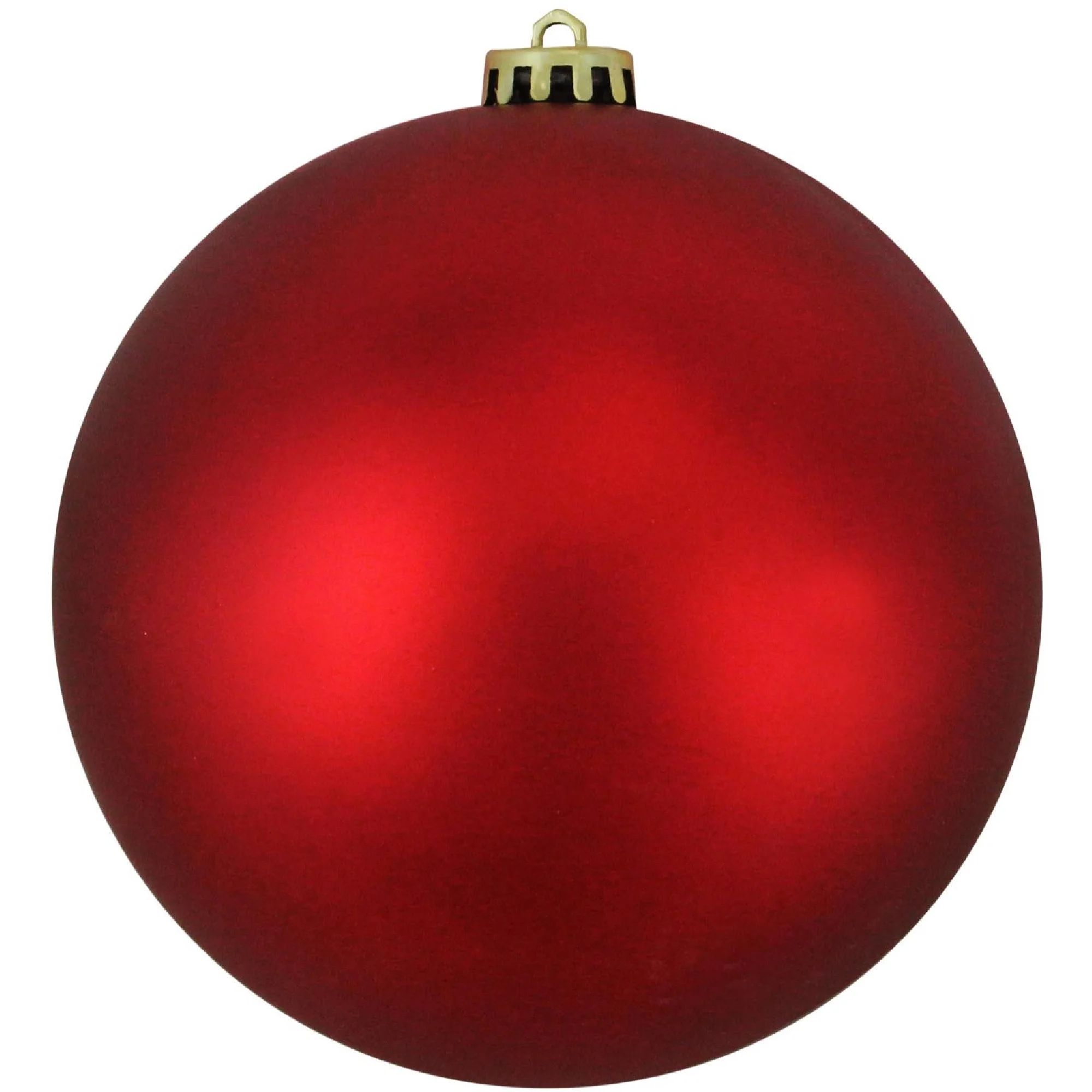 Northlight 6" Shatterproof Matte Christmas Ball Ornament - Red - Walmart.com | Walmart (US)