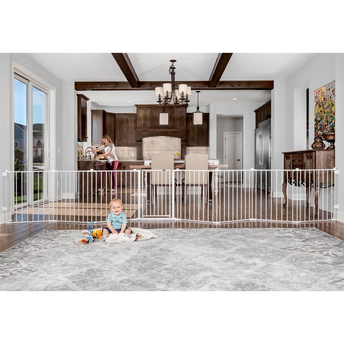 Regalo 4-in-1 Super Wide Baby Gate and PlayYard | Target
