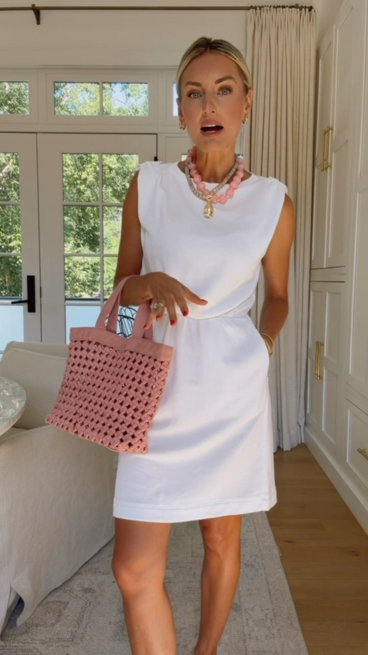 I love the fold over detail on this dress! So many ways you could dress this up or down! Wearing XS.

Loverly Grey, Loft, white mini dress, summer dress, summer fashion, summer outfit ideas

#LTKootd #LTKSeasonal