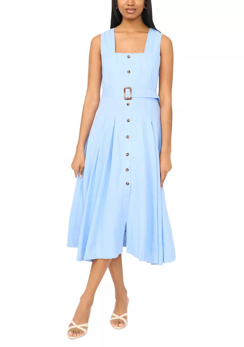 Women's Button Front Midi Dress | Belk
