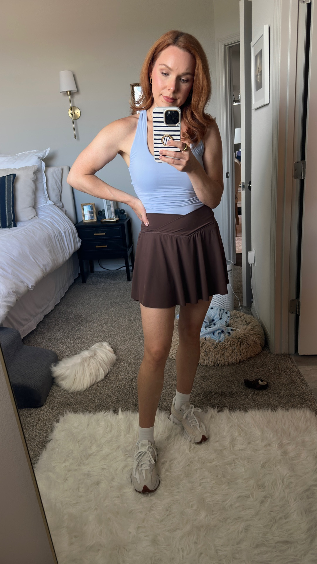 Disney world outfit from Amazon. This skirt is longer on the back which I love & the top is super soft with a built in bra. So comfortable for a hot day at the theme parks 

#LTKFindsUnder50 #LTKTravel #LTKActive