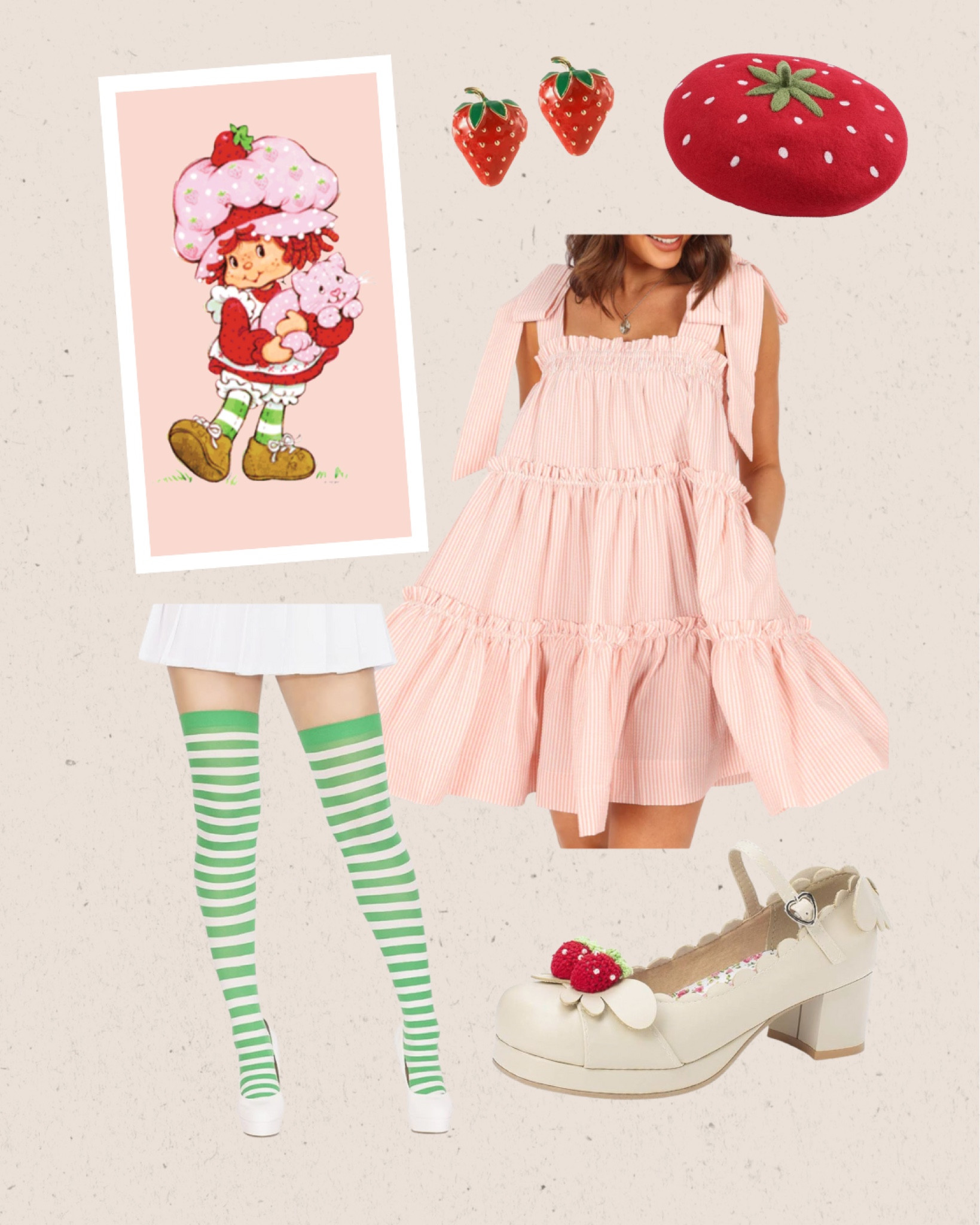 Strawberry shortcake inspired costume idea! Halloween party, best costume winner

#LTKstyletip #LTKHalloween #LTKHoliday