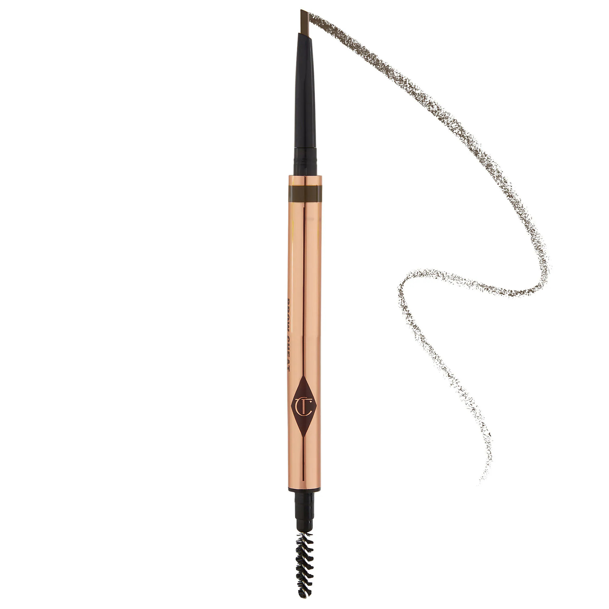 Charlotte Tilbury Brow Cheat Refillable Hair-Like Eyebrow Pencil Natural Brown 0.003 oz/ 0.1 g | Sephora (US)