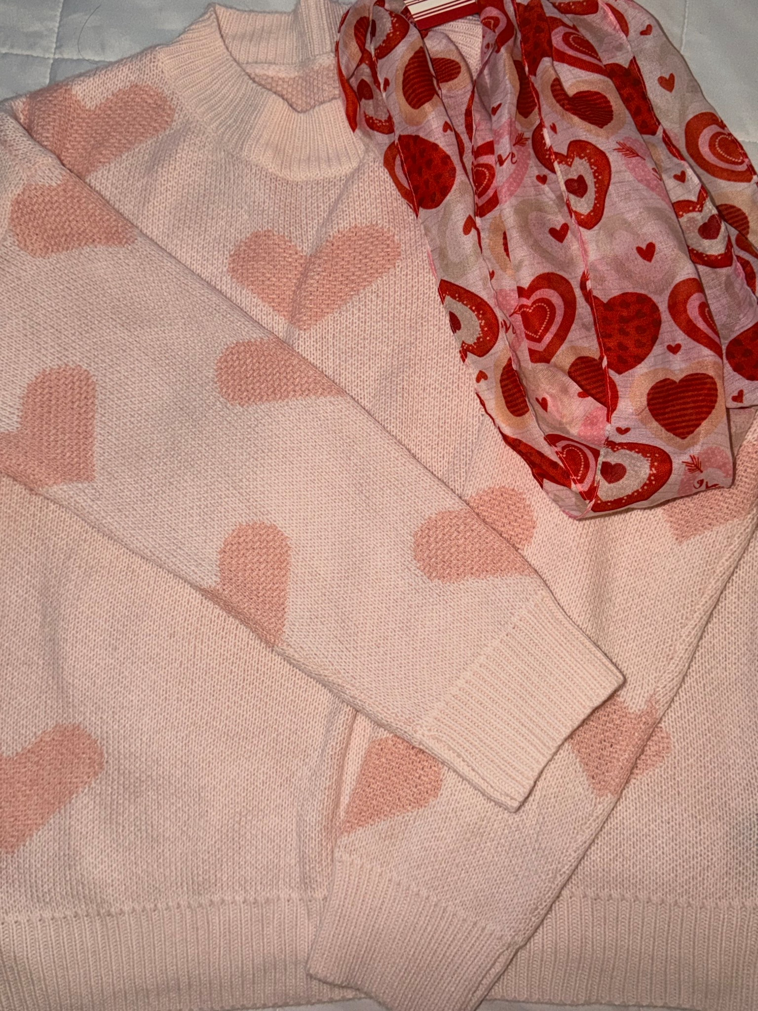 VALENTINE’S DAY SWEATER 
#valentinesday #holiday #fashion #style #beauty #makeup #shein #OOTD #haul #sale 

#LTKOver40 #LTKMidsize #LTKBeauty