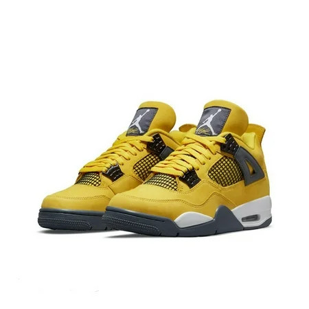 Air Jordan 4 Lightning Retro Tour Yellow White CT8527-700 | Walmart (US)
