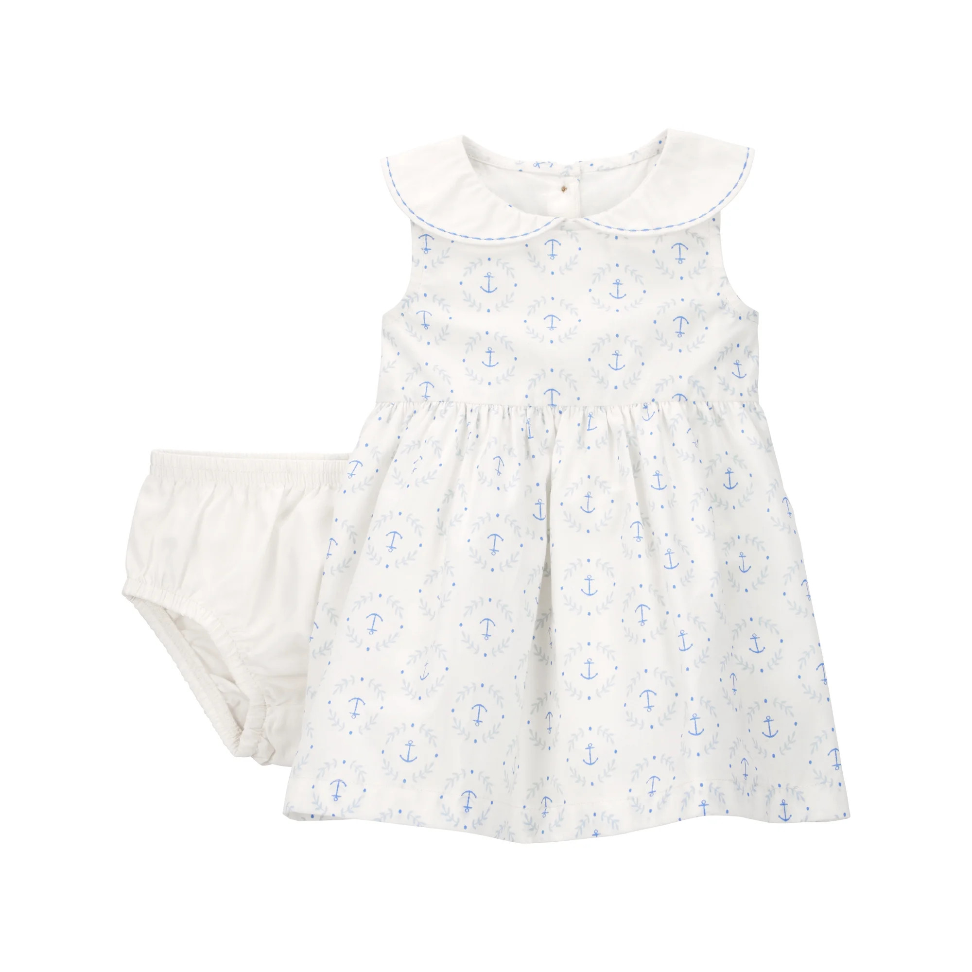 Carter's Child of Mine Baby Girl Dress Set, 2-Piece, Sizes 0/3-24 Months | Walmart (US)