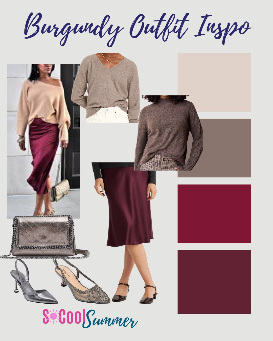 Holiday outfit ideas featuring burgundy! 

#hocsummer #coolsummer #lightsummer #truesummer #softsummer #pastelsummer #darksummer #brownsummer #sweetpeasummer #summerpalette #summerfinds

#LTKStyleTip #LTKSeasonal #LTKHoliday